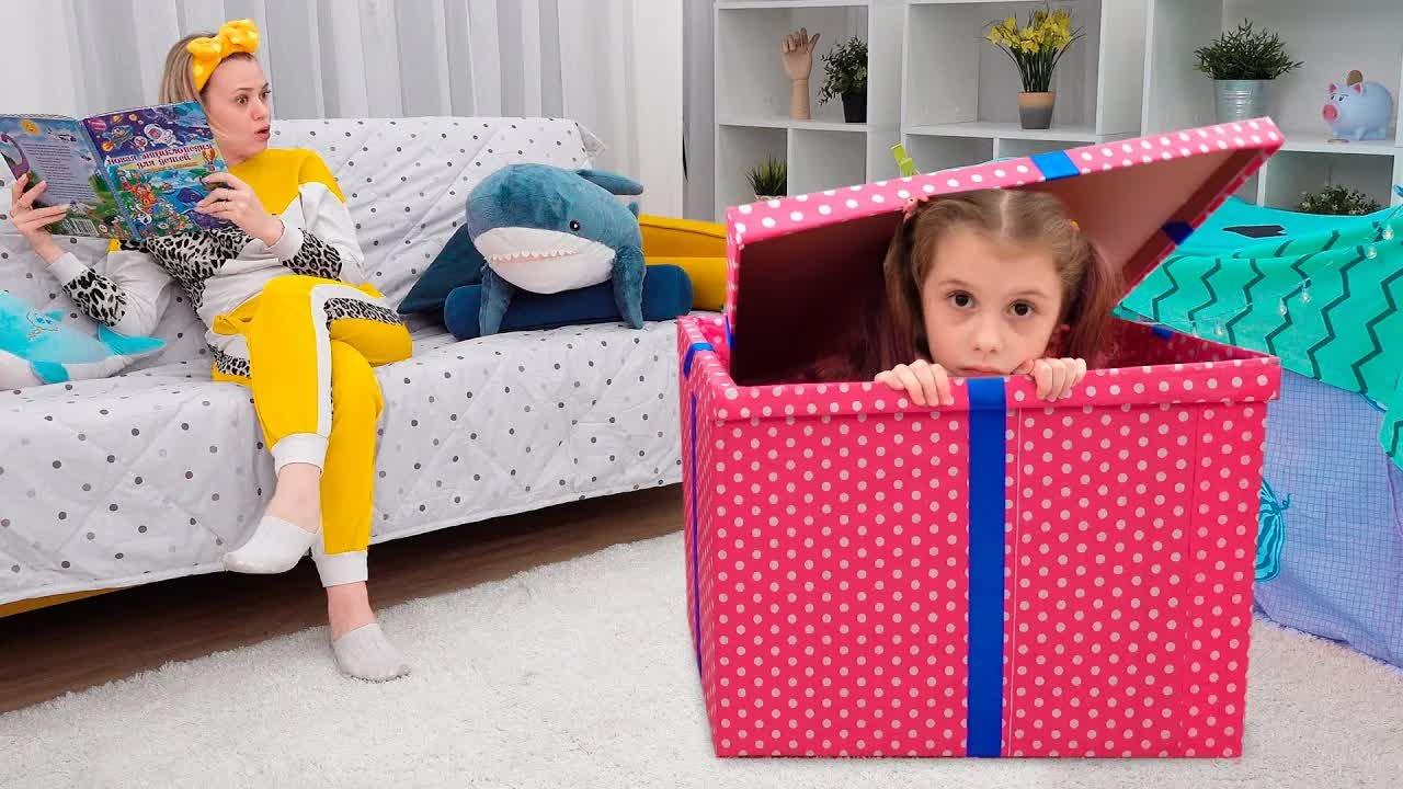 ایوا و مامان بازی Blanket Fort Challenge ویدیوی سرگرم کننده برای بچه ها