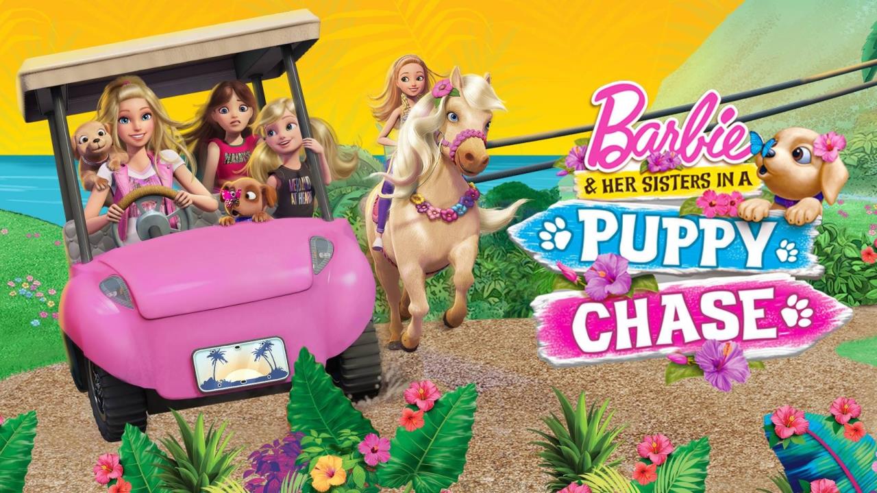 Barbie & her sisters on sale in a puppy chase