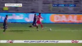 خلاصه بازی نساجی 1 - پرسپولیس 2