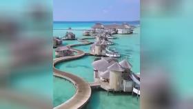 مالدیو مجموعه ای از جزایر کوچک مرجانی و فضایی با 