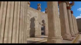 بازسازی مقبره کوروش در پاسارگاد (انیمیشنی)