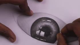 سیاه قلم - طراحی چشم