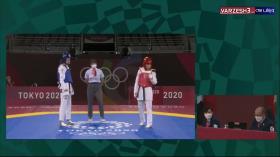 بازی کیمیا علیزاده و ناهید کیانی در المپیک 2020