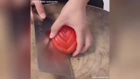 طراحی زیبا با گوجه فرنگی