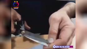 روشی کاربردی وراحت برای تیز کردن قیچی