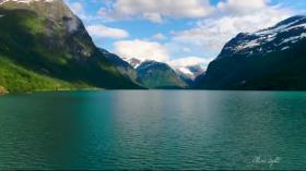 نروژ، طبیعت شگفت انگیز زیبا با موسیقی و صدای آرامش بخش 2