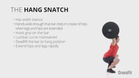 آموزش حرکت Hang Snatch در کراس فیت