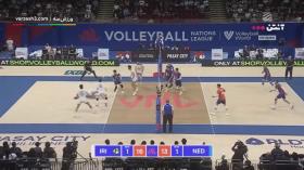 برد والیبالیست های کشورمان مقابل هلند vnl 2024