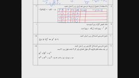 حل تشریحی آزمون نوبت اول ریاضی و آمار (2)