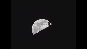 فیلمی از ماه کامل از کوه صفه اصفهان