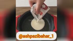 #کیک_بدون_فر خوشمزه دو بسته بیسکویت پتی بور برای سس شکلاتی: یک لیوان شیر 3 ق غ