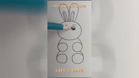 آموزش نقاشی خرگوش ساده