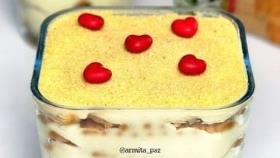 طرز تهیه دسر بیسکویتی خوشمزه خونگی باطعمی بینظیر